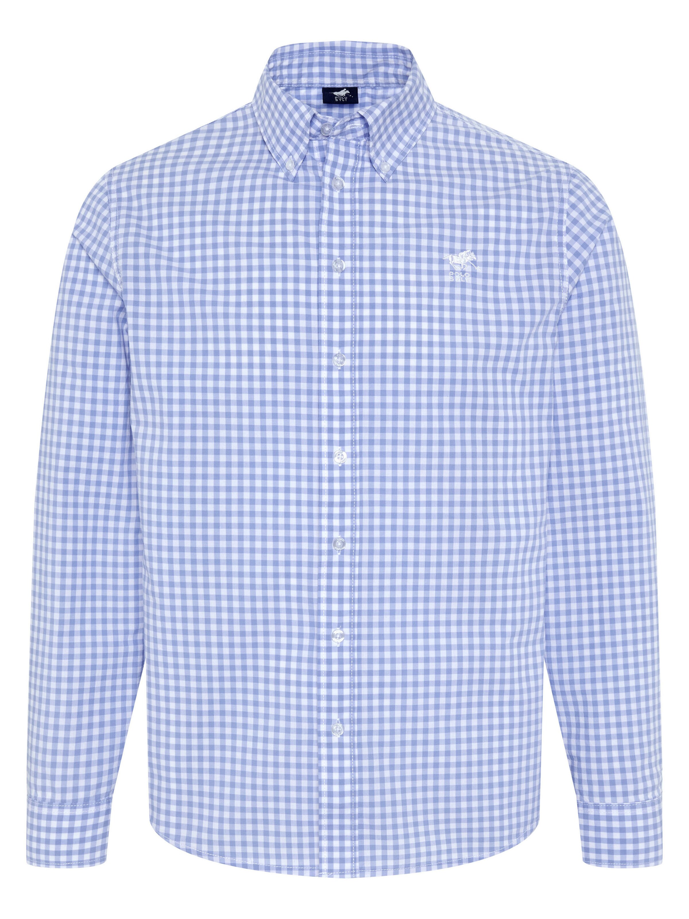 Polo Sylt Regular fit Button Up Shirt in Blue: front