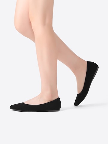 Dream Pairs Ballet Flats in Black