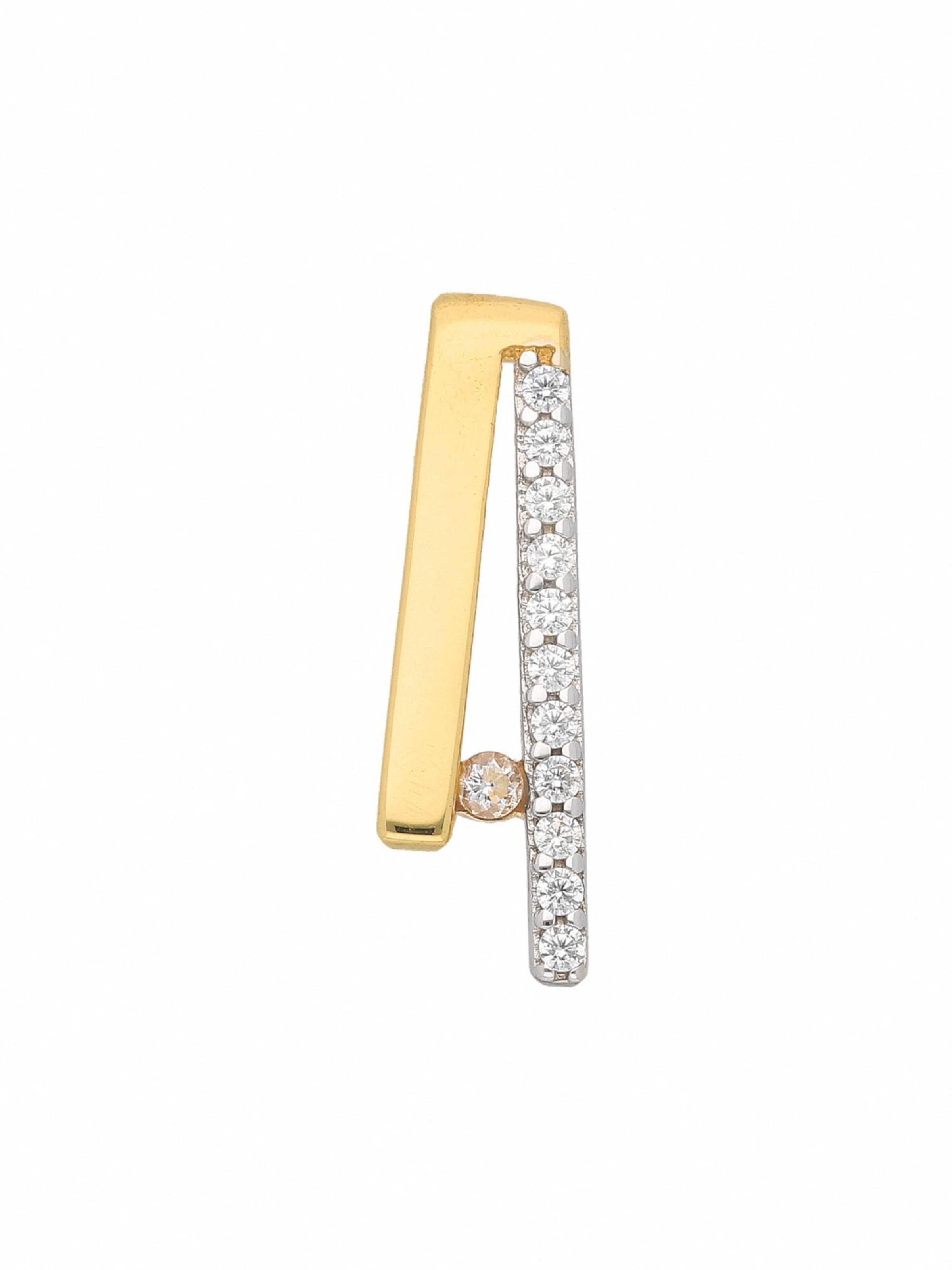 Adelia´s Pendant in Gold: front