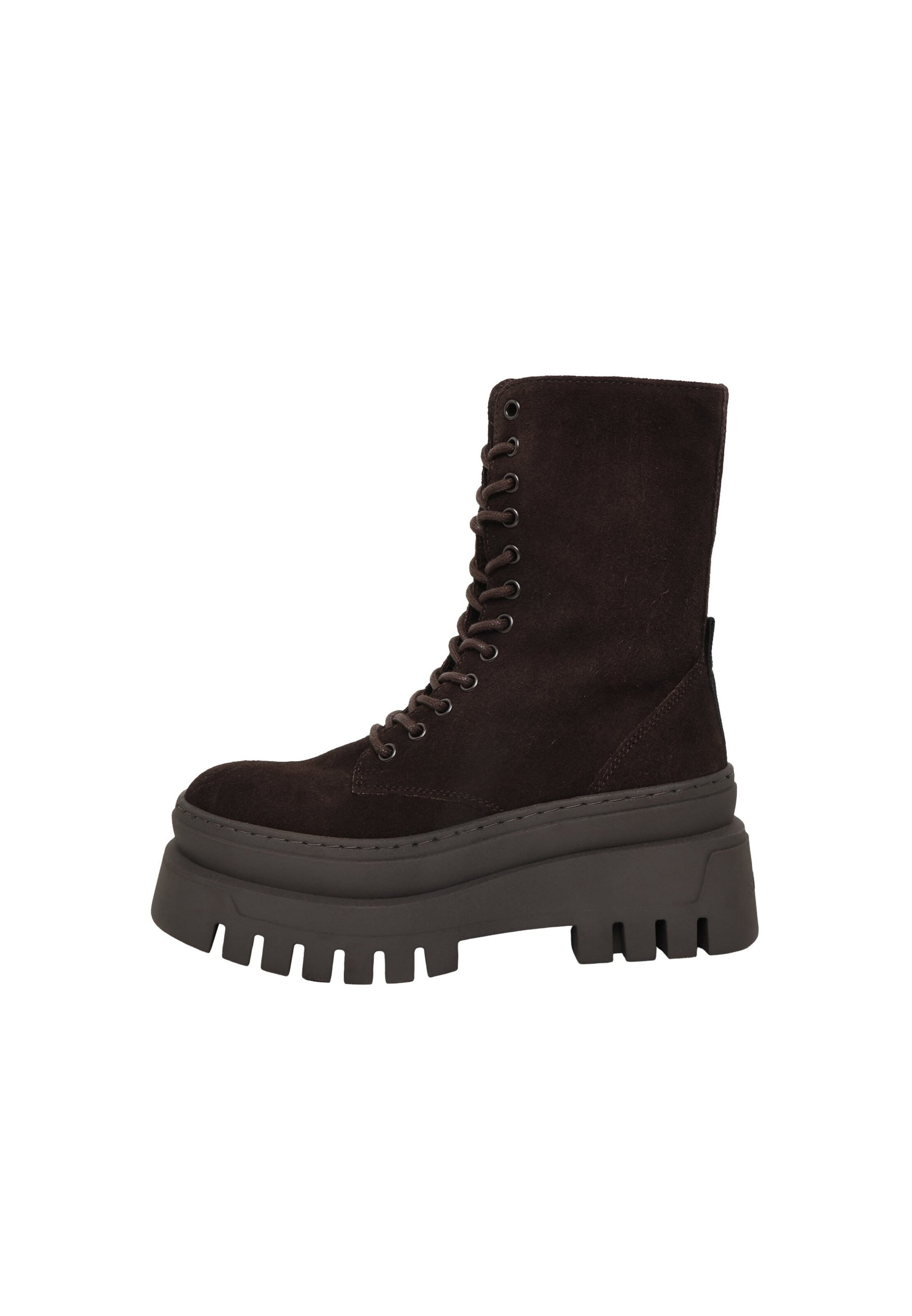 STEVE MADDEN Bottines à lacets 'COAST' en 36 en brun foncé, Vue avec produit
