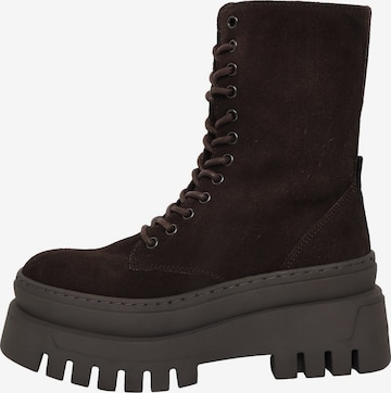 Stivaletto stringato 'COAST' di STEVE MADDEN in marrone: frontale