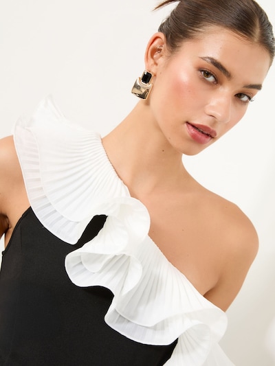 Lipsy Jumpsuit en XL en negro / blanco, Vista del producto
