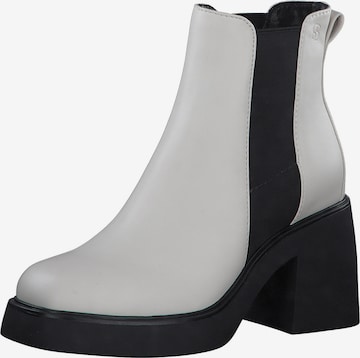 s.Oliver Chelsea boots in Wit: voorkant