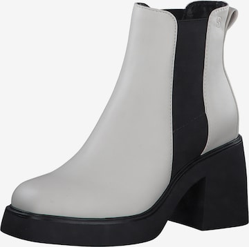 Chelsea Boots s.Oliver en blanc : devant