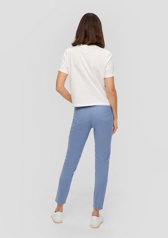 Coupe slim Pantalon s.Oliver en bleu