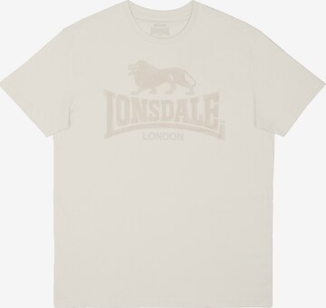 LONSDALE Футболка в Белый: спереди