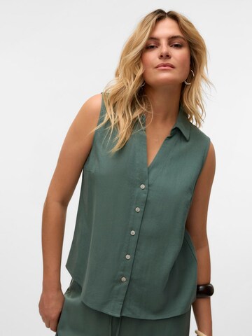 VERO MODA Bluse 'VMMYMILO' i grøn