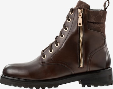 JOOP! Lace-Up Ankle Boots in Brown: front