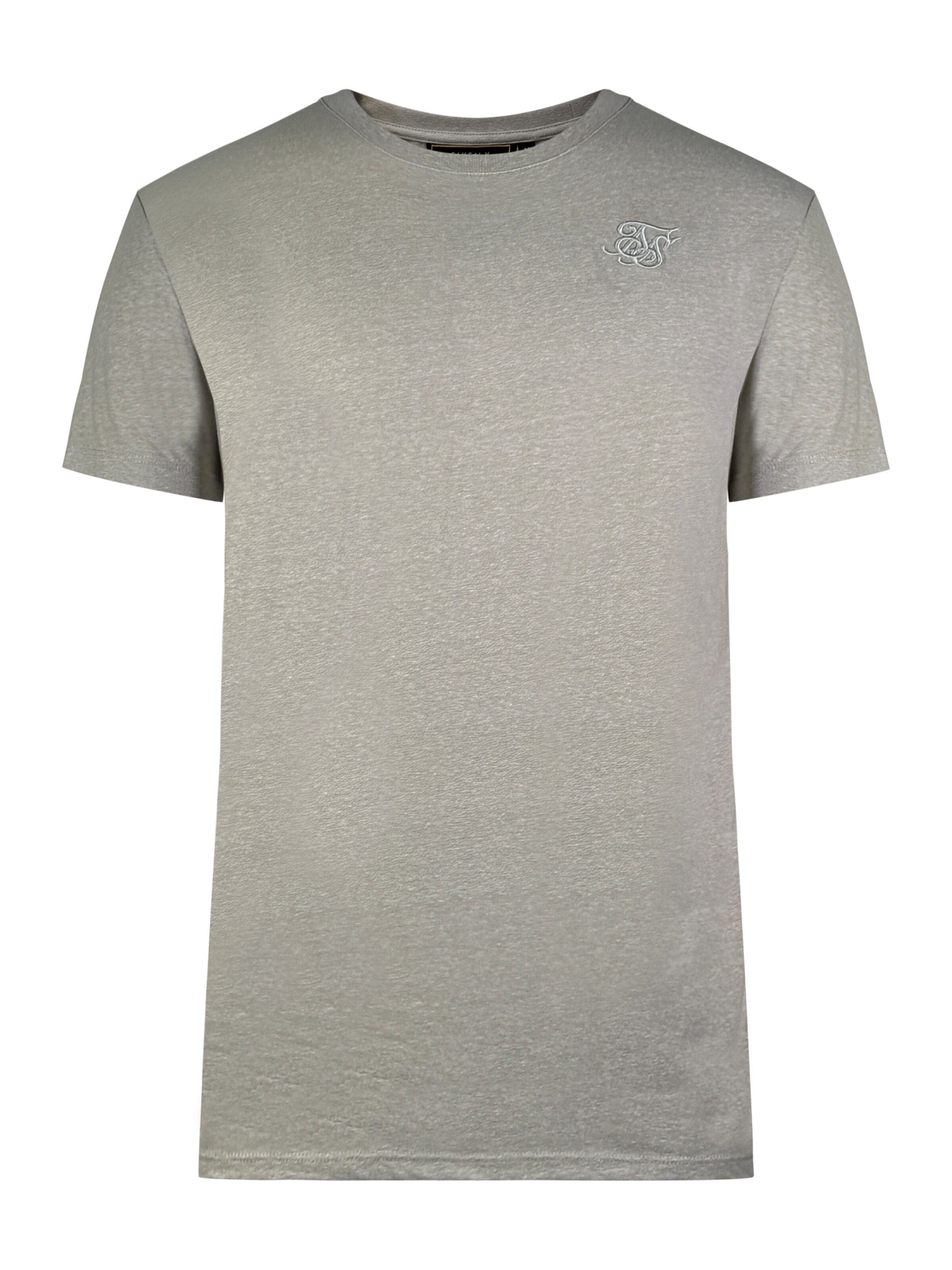 T-Shirt SikSilk en gris : devant