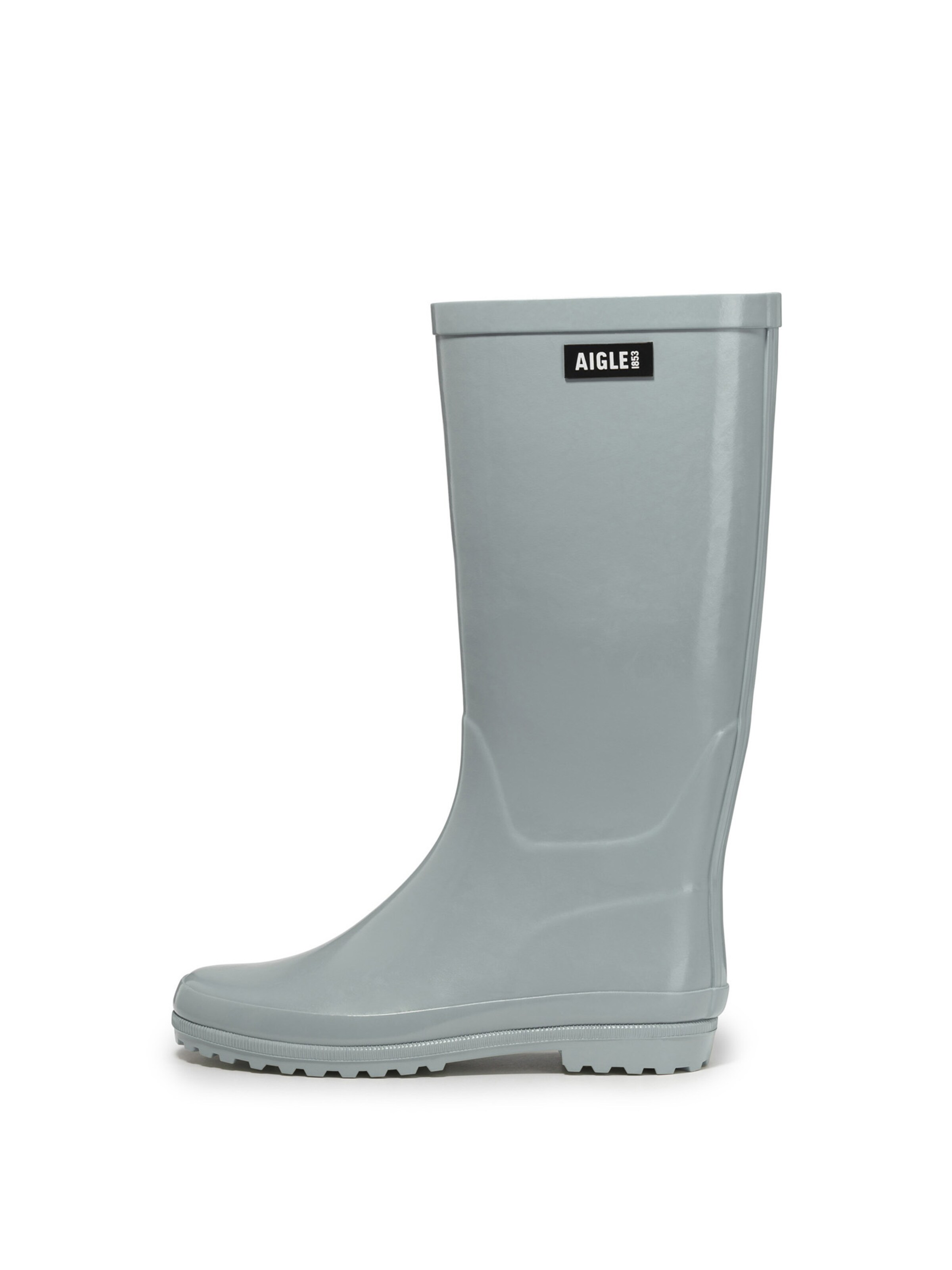 AIGLE Rubber boot 'ELIOSA' in Grey: front