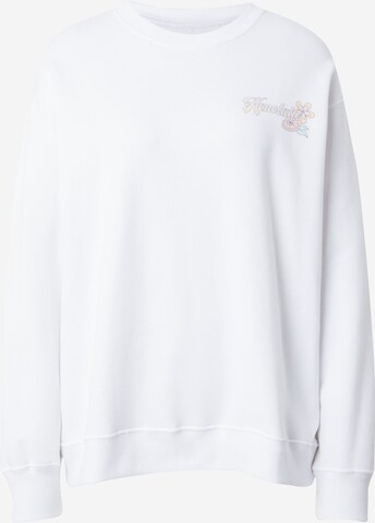 HOLLISTER Sweatshirt in White: front