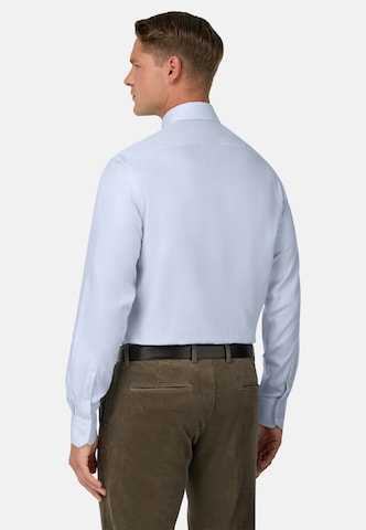 Boggi Milano Regular Fit Hemd in Blau