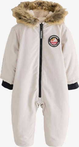 Superdry & Co Dungarees 'Everest' in Beige: front