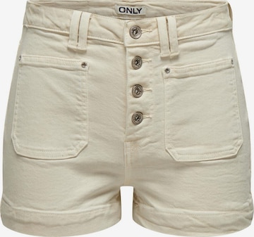 ONLY Regular Farkut värissä beige: etupuoli