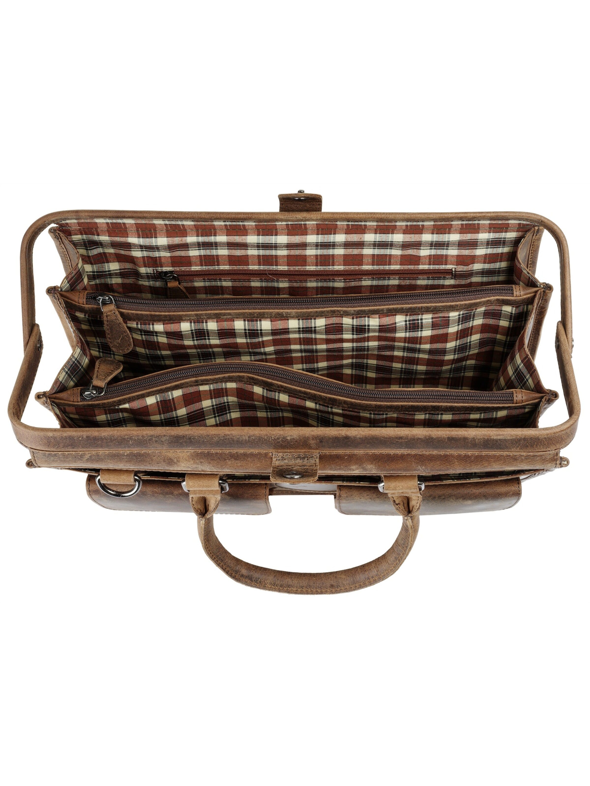Bagan Briefcase in Brown