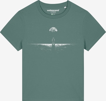Watapparel Shirt ' Lost in space ' in Green: front