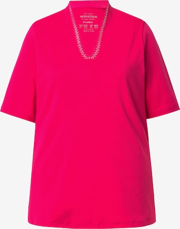 Ulla Popken Shirt in Pink: Vorderseite