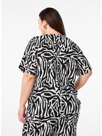 Zizzi Blouse 'Talia' in Zwart