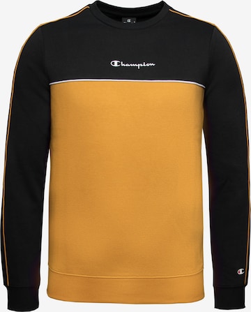 Champion Authentic Athletic Apparel Sweatshirt in Yellow: front
