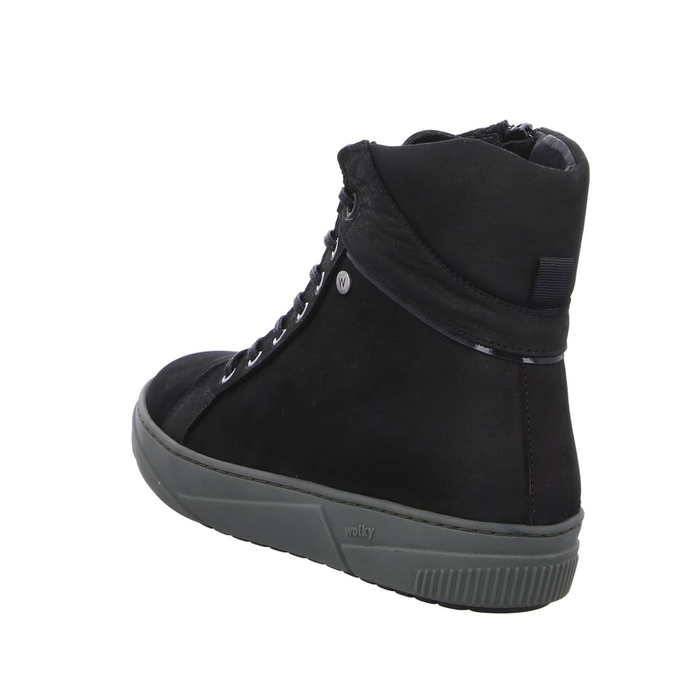 Wolky Lace-up bootie in Black