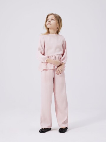 NAME IT Wide Leg Wide Fit Hose in Pink