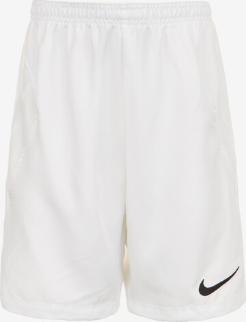 NIKE Workout Pants 'Laser IV' in White: front