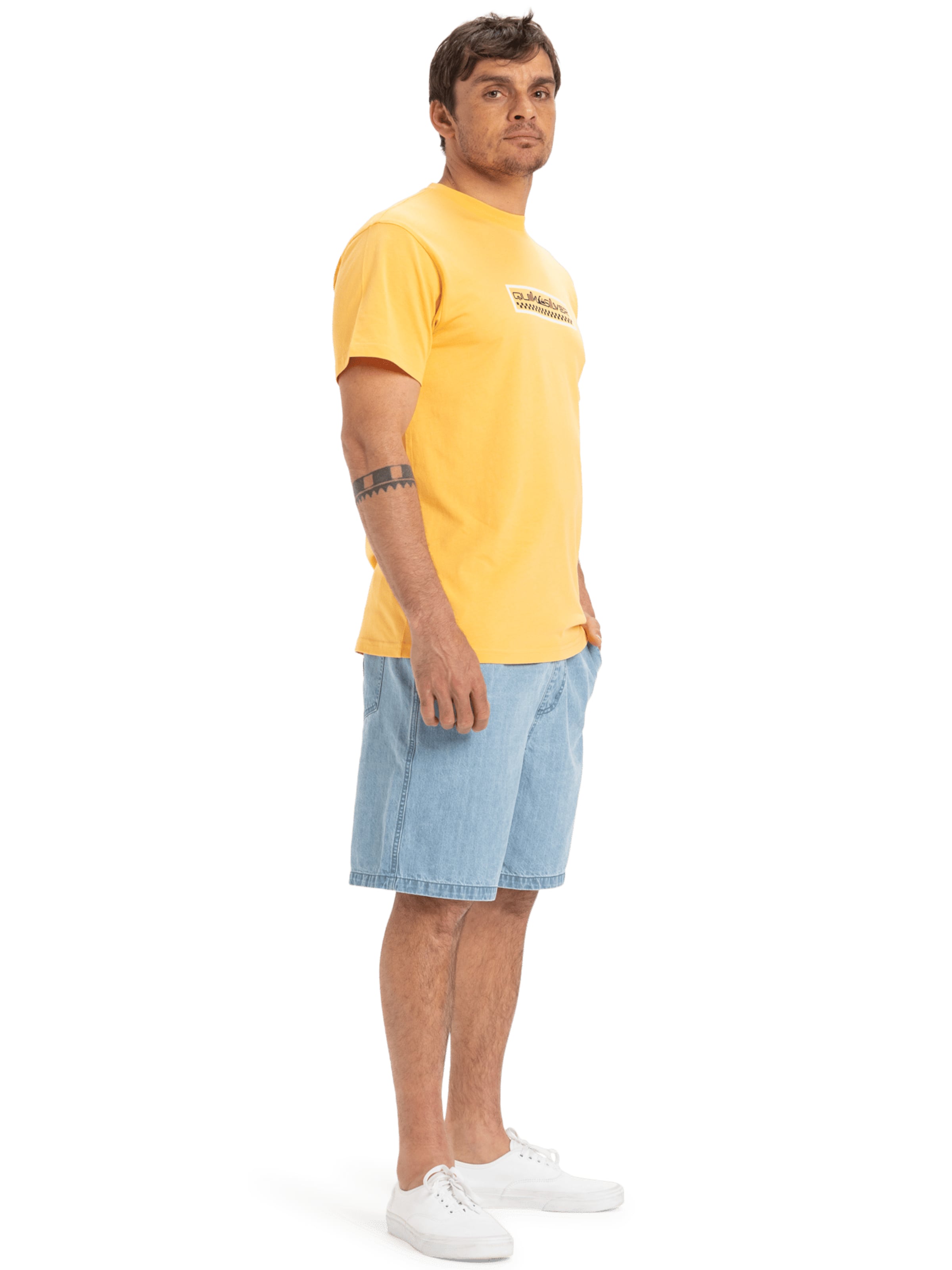 QUIKSILVER Shirt 'Ev Sun Dagger' in Yellow