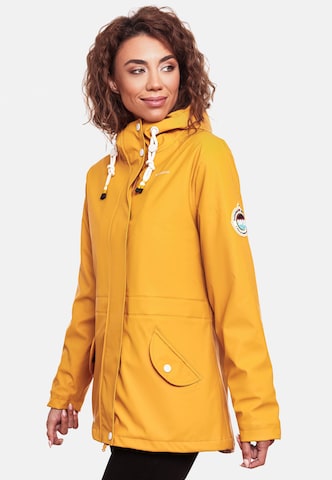 NAVAHOO Weatherproof jacket 'Ocean Heart' in Yellow