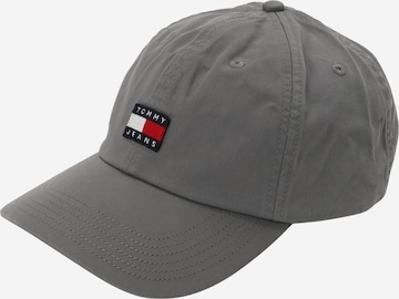 Tommy Jeans Кепка 'HERITAGE' в Серый: спереди