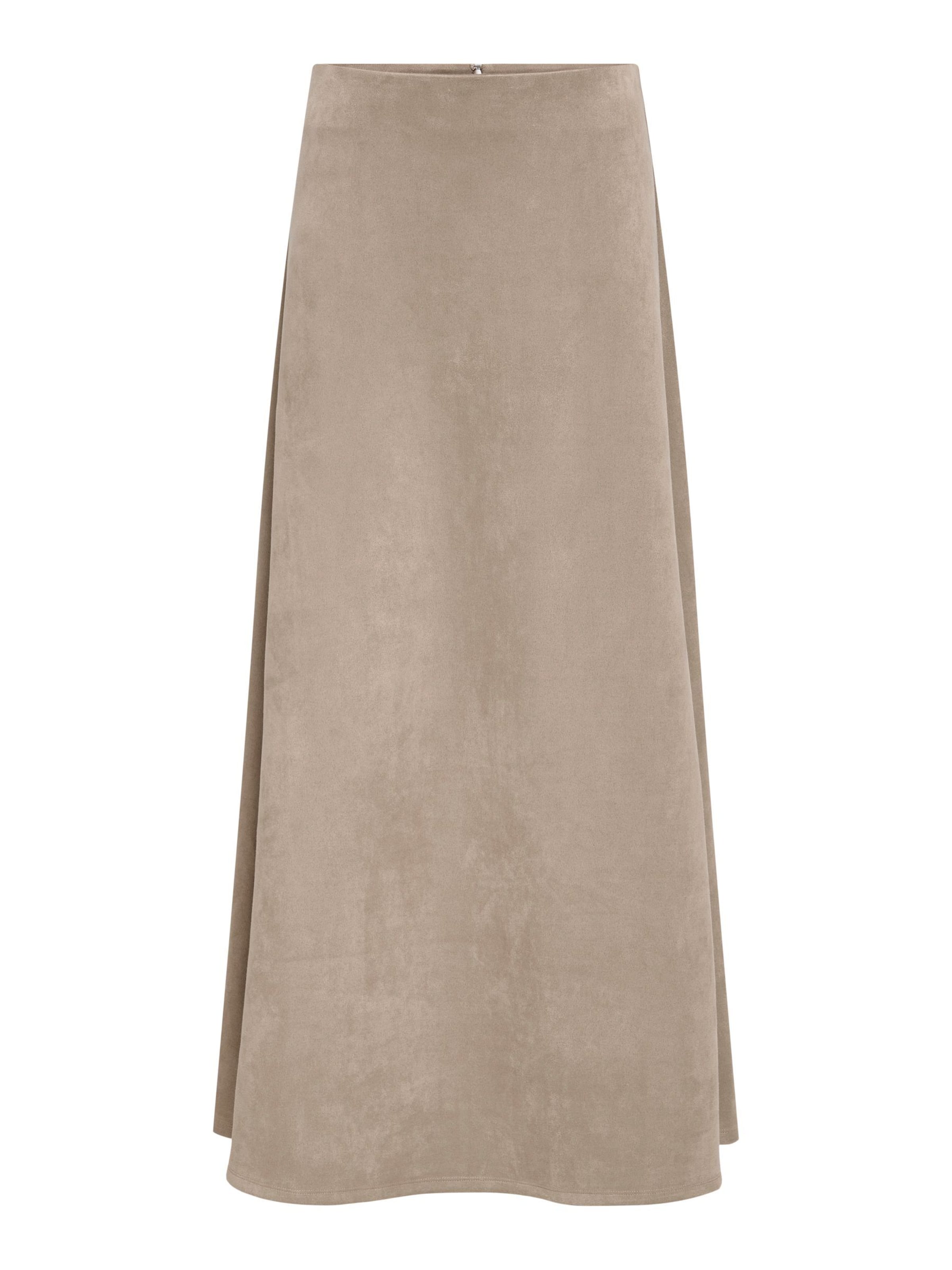 ONLY Falda 'ONLRINEA' en 38 en taupe, Vista del producto