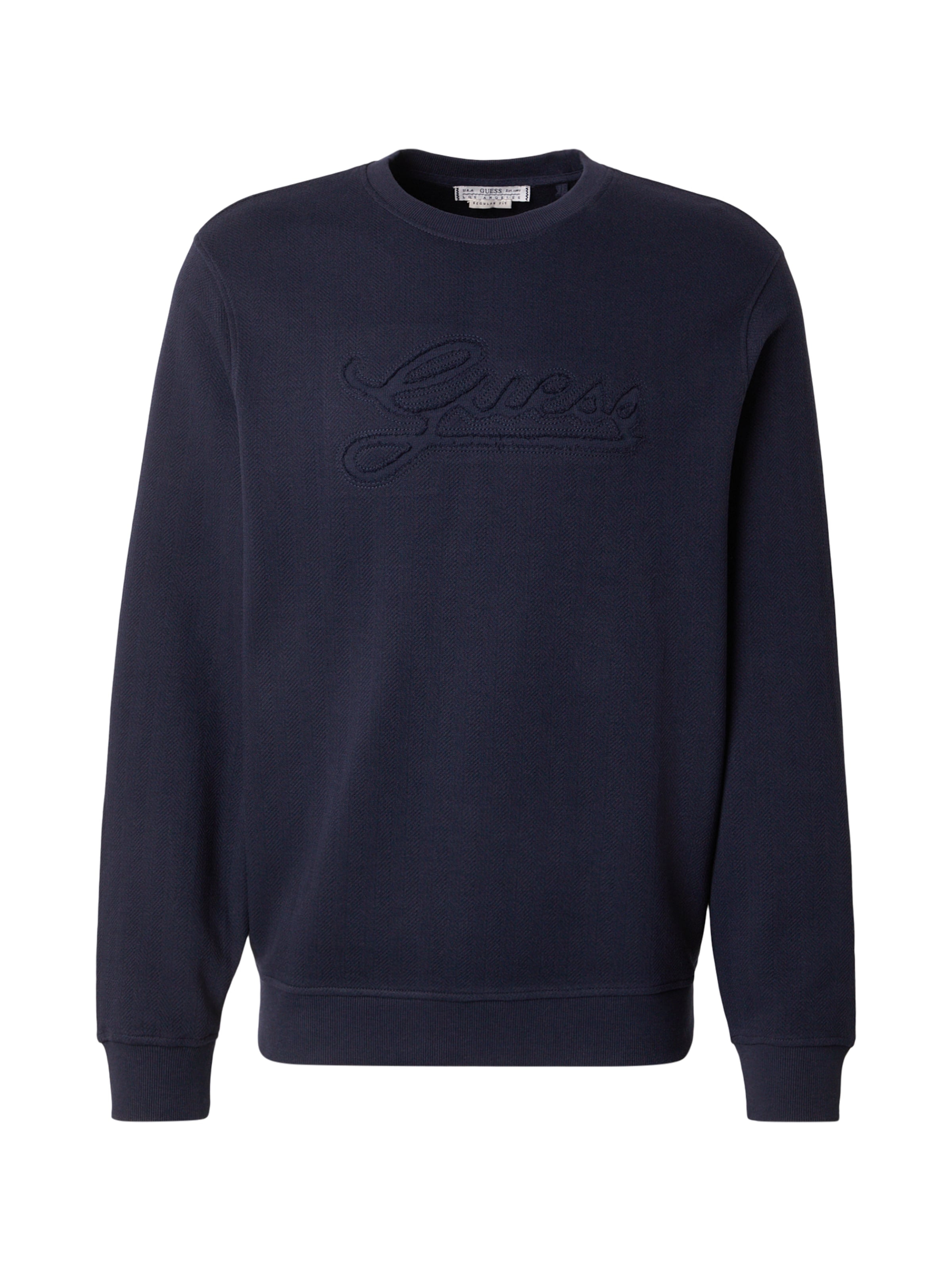 GUESS - Sweatshirt em azul: frente