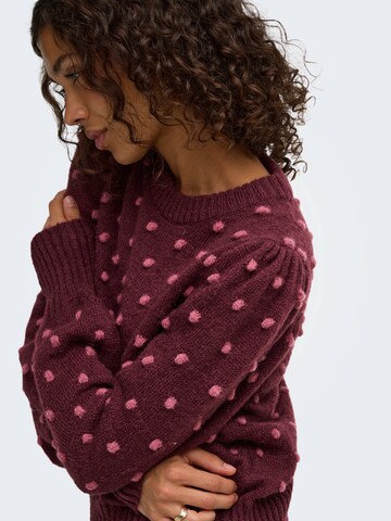 JDY - Pullover 'JDYSIGRID' em vermelho
