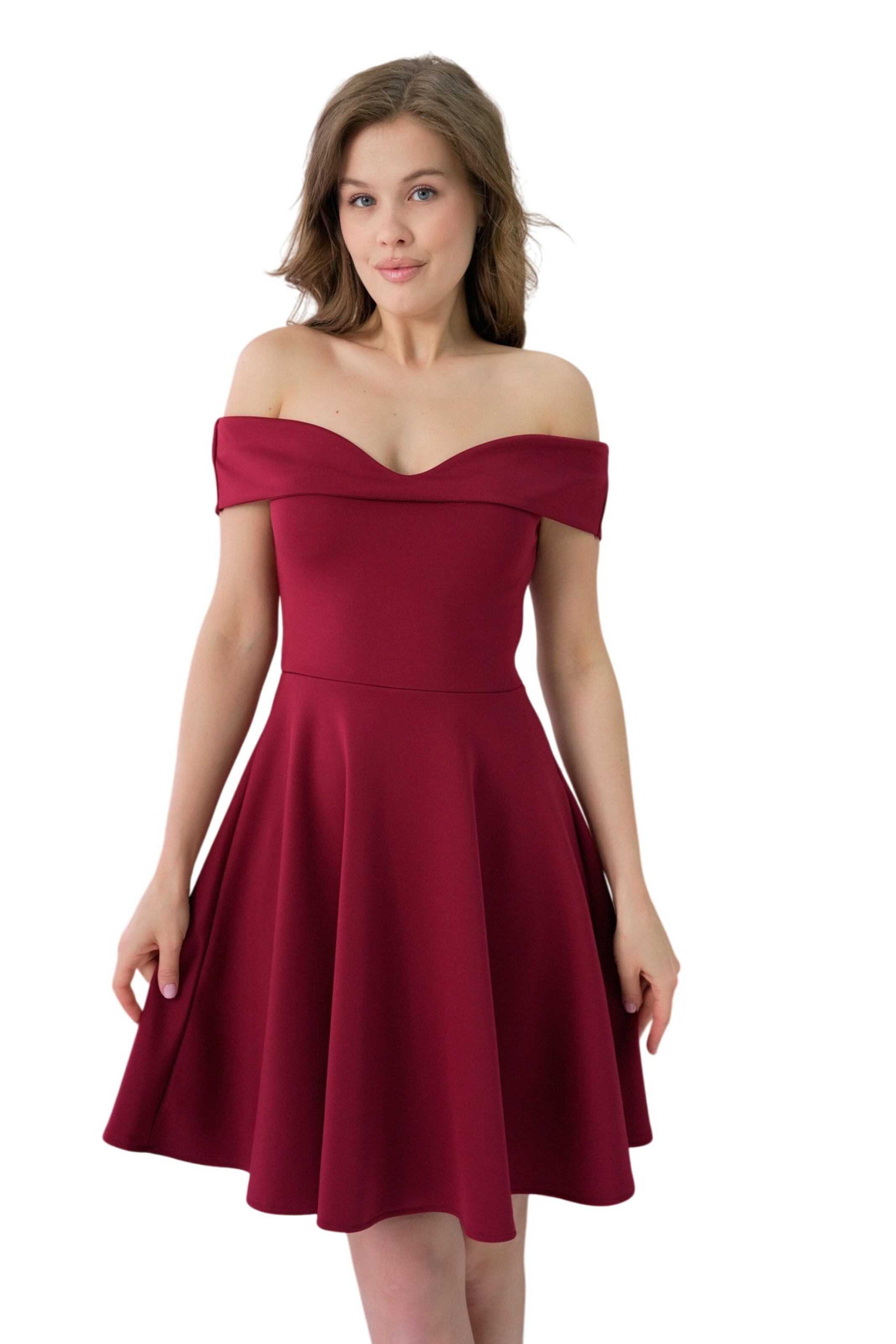 WOMAN VISION Kleid in Rot: Vorderseite