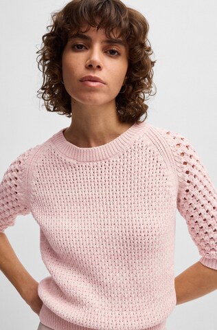 BOSS Pullover 'Funima' in Pink