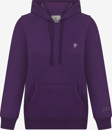 Sweat-shirt 'Zenaida' DENIM CULTURE en violet : devant