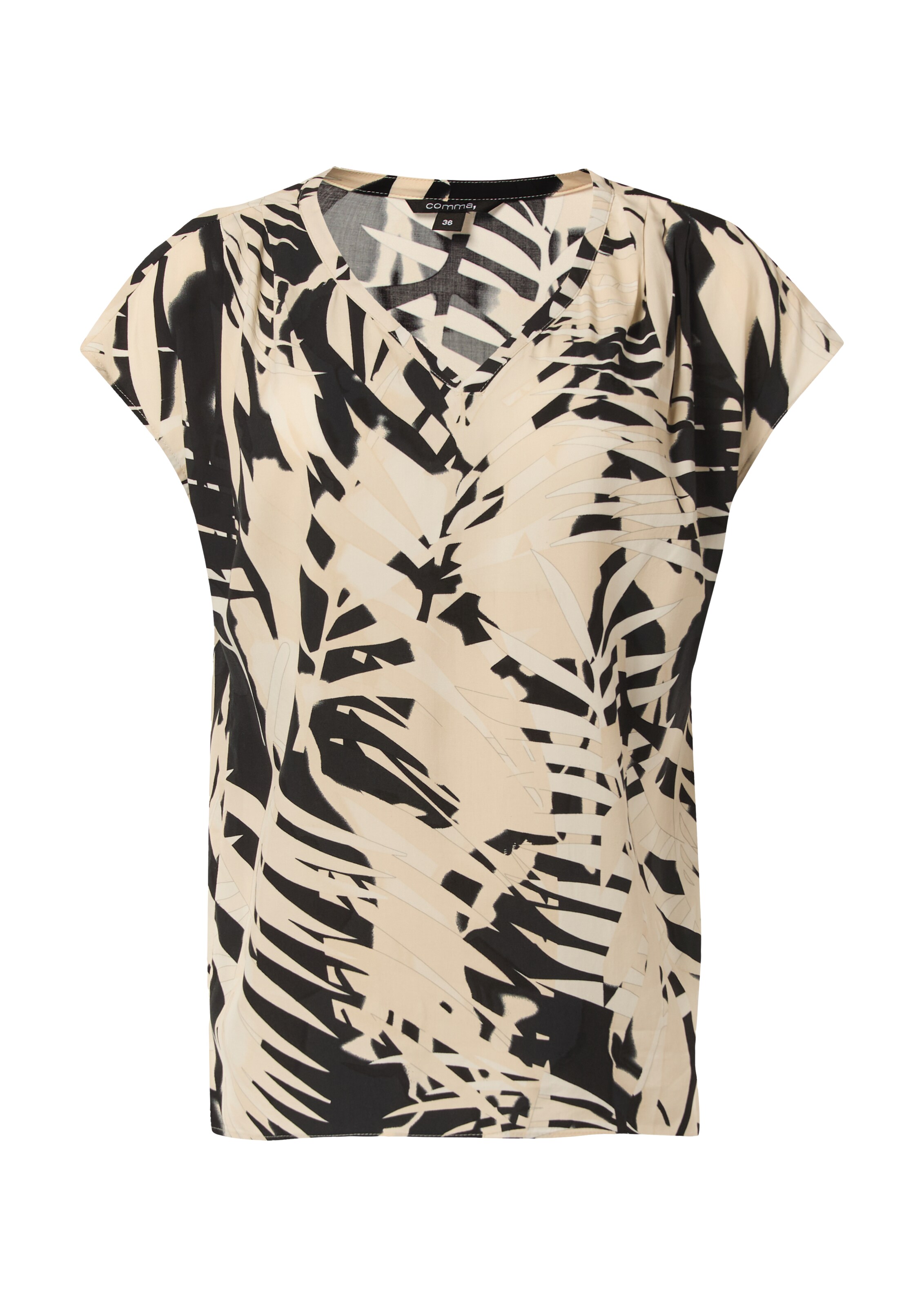 Chemisier COMMA en beige : devant