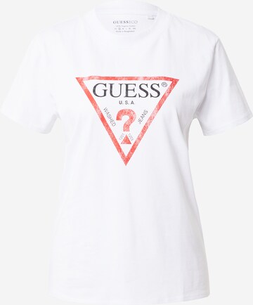 GUESS Shirt in Wit: voorkant