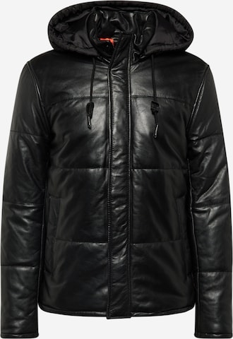 Gipsy Between-Season Jacket 'Dule' in Black: front