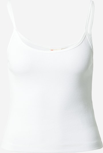 Champion Reverse Weave Top in de kleur Wit, Productweergave