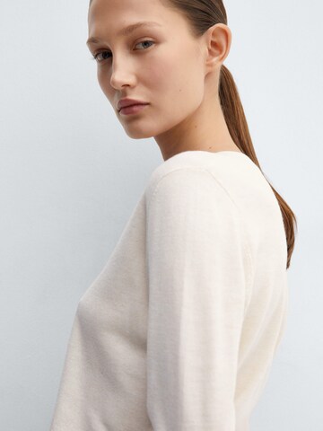 MANGO Pullover 'LUKAV' i beige