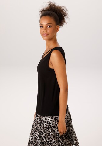 Aniston CASUAL Top in Schwarz