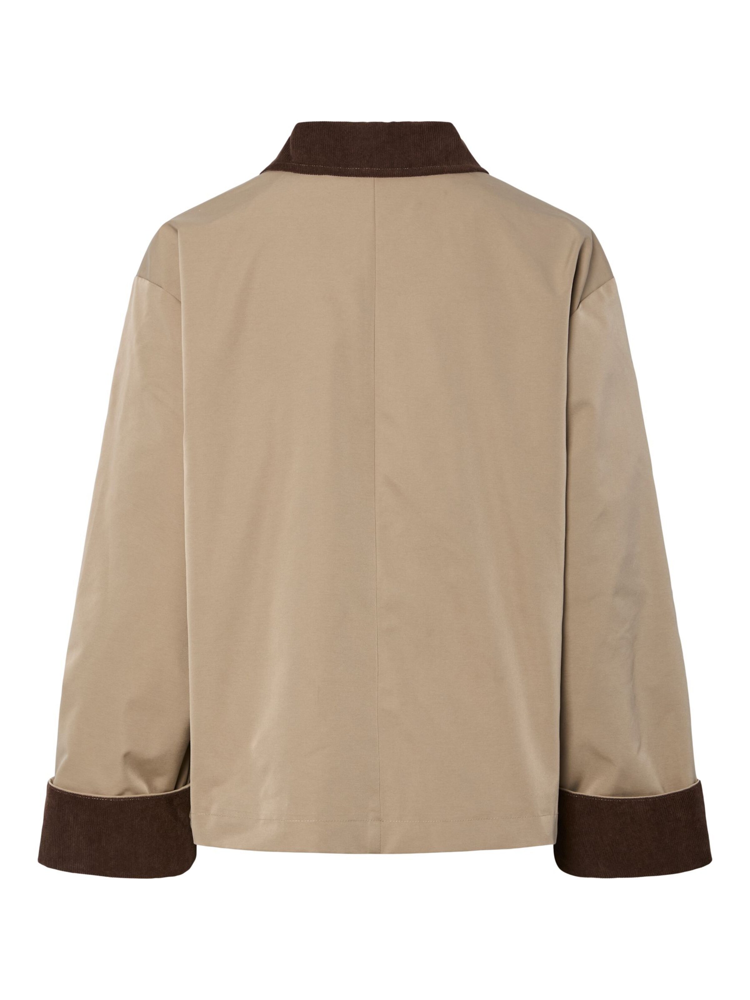 PIECES Jacke 'PCJorma' in Braun