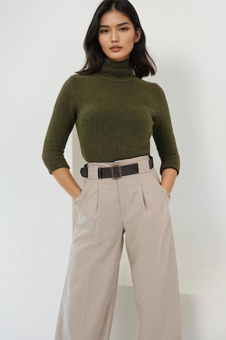 Pull-over Trend Alaçatı Stili en vert : devant