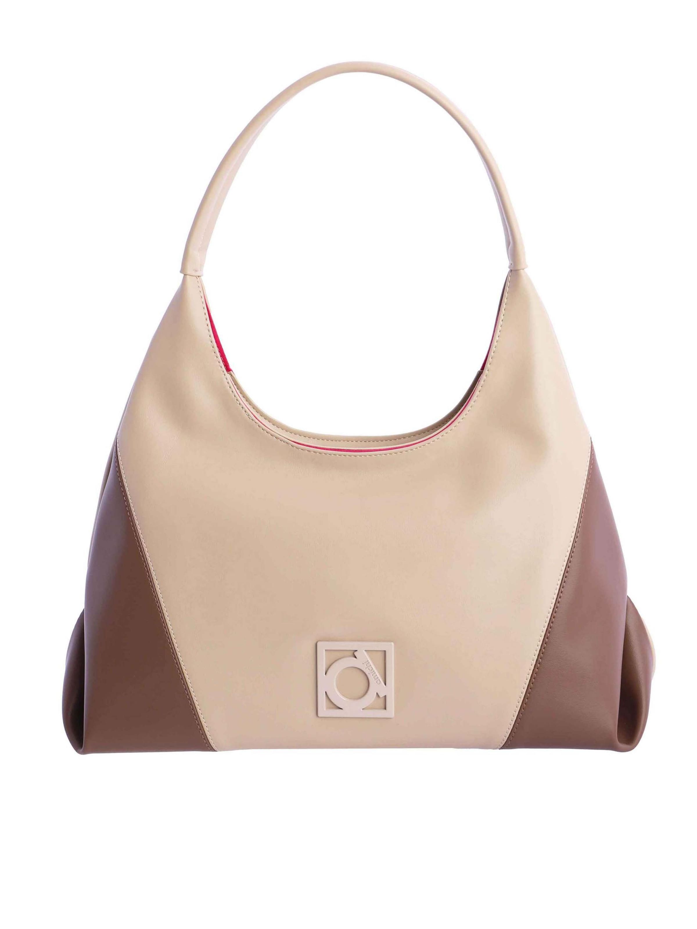 Amichi - Bolso de hombro 'Agadir' en beige: frente