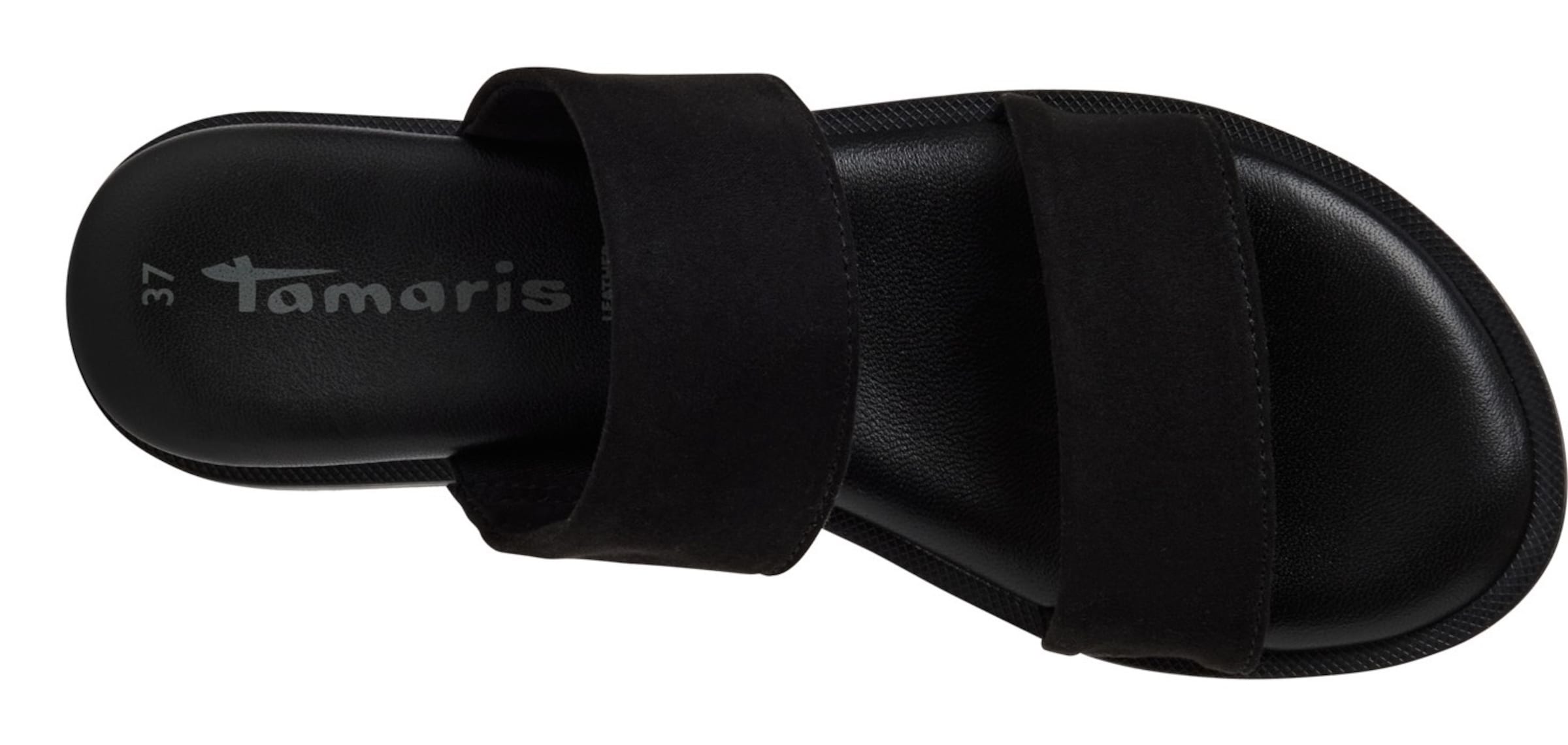 Mule Tamaris en noir