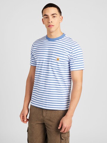 T-Shirt Carhartt WIP en bleu : devant