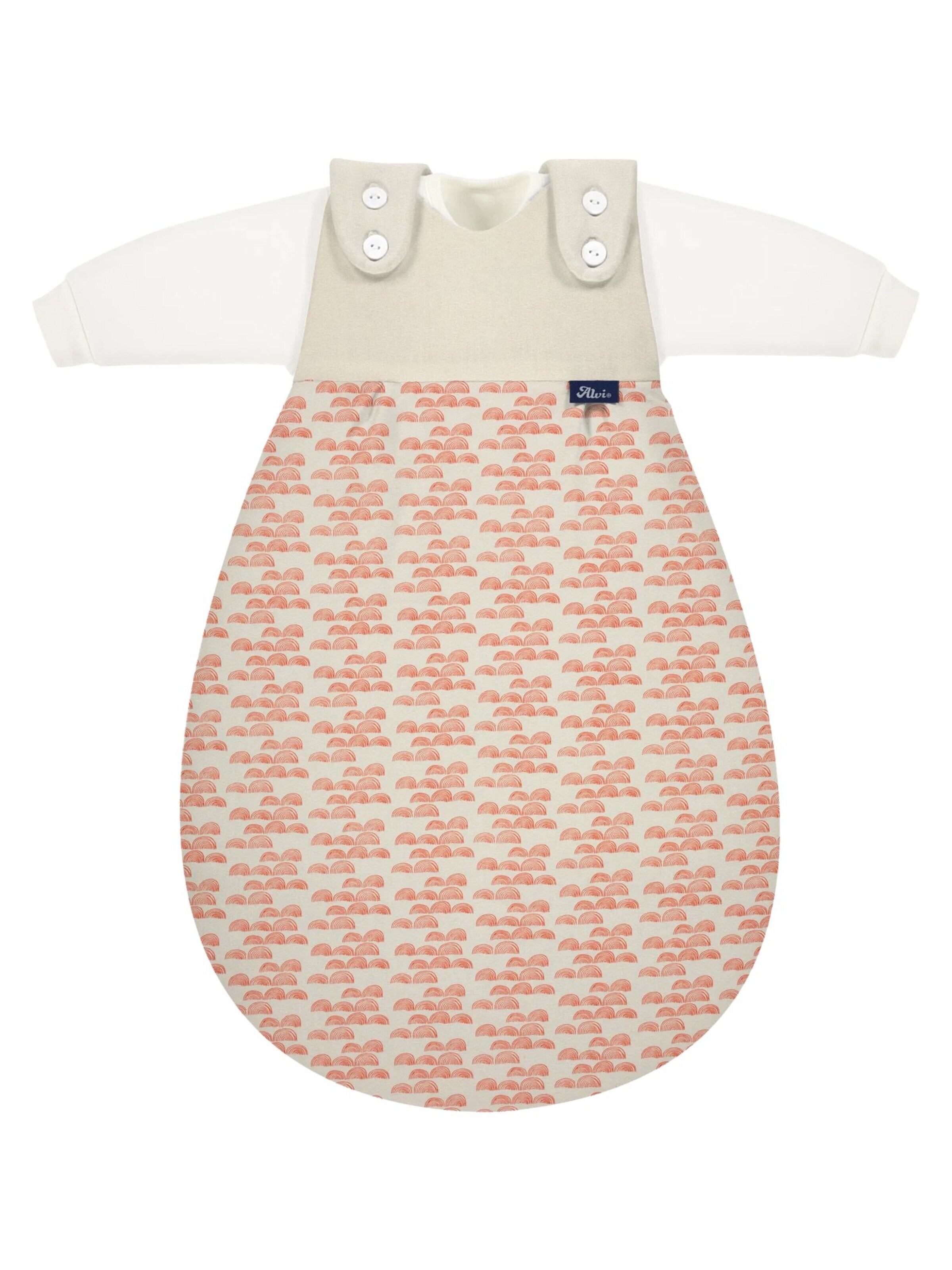 ALVI Schlafsack in Beige: Vorderseite
