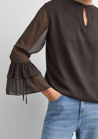 COMMA Blouse in Bruin