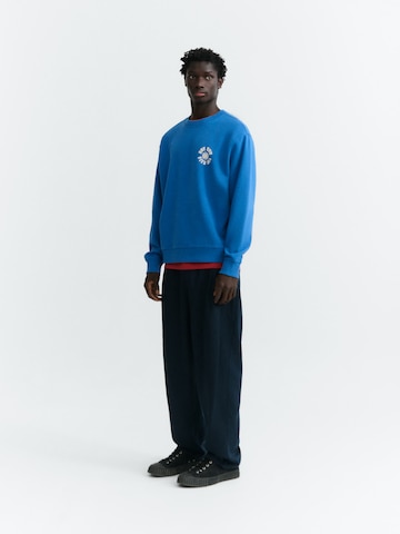 Thinking MU Sweatshirt 'LEON' in Blauw: voorkant