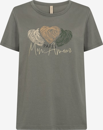 Soyaconcept T-Shirt 'DERBY' in Grün: Vorderseite